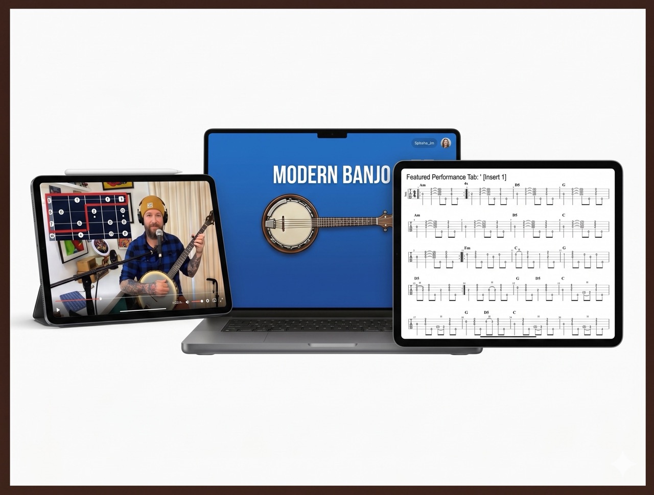 Playing Modern Songs on the Banjo digital course bundle